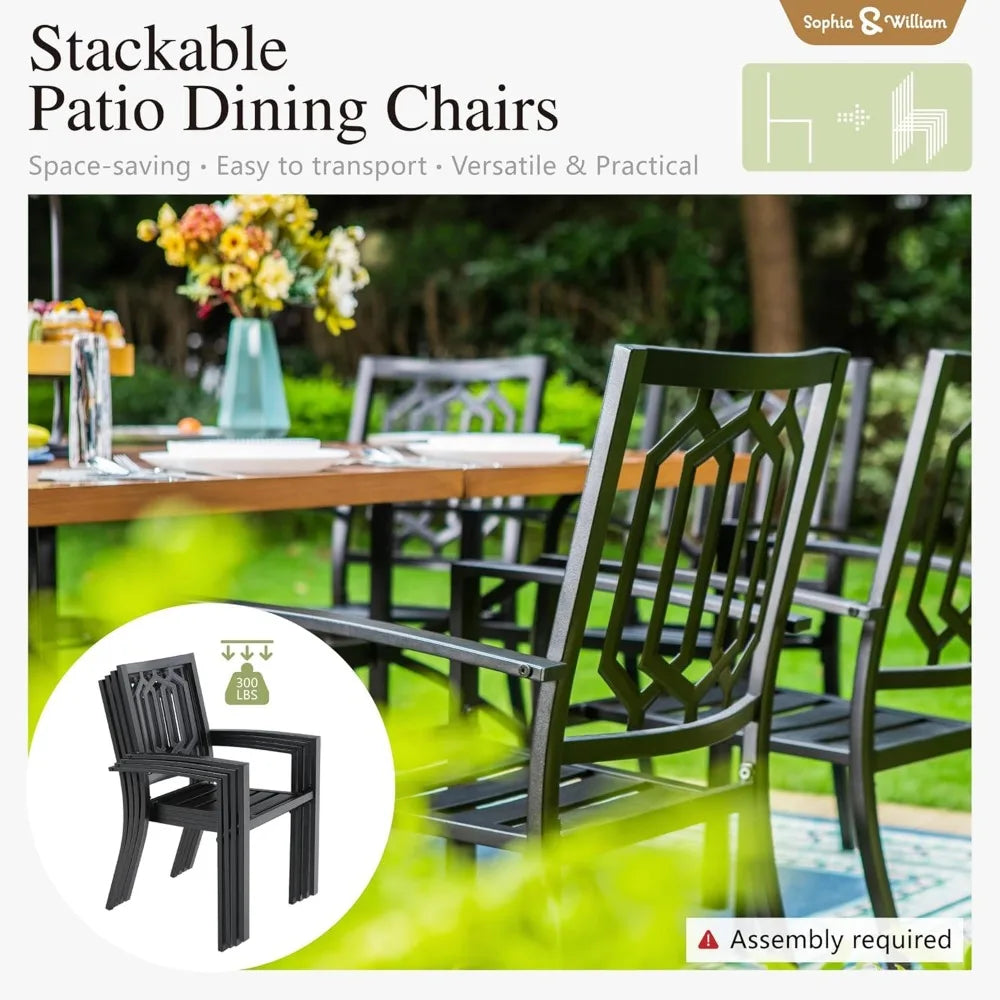 Sophia and William 5 Piece Outdoor Dining Set for 4