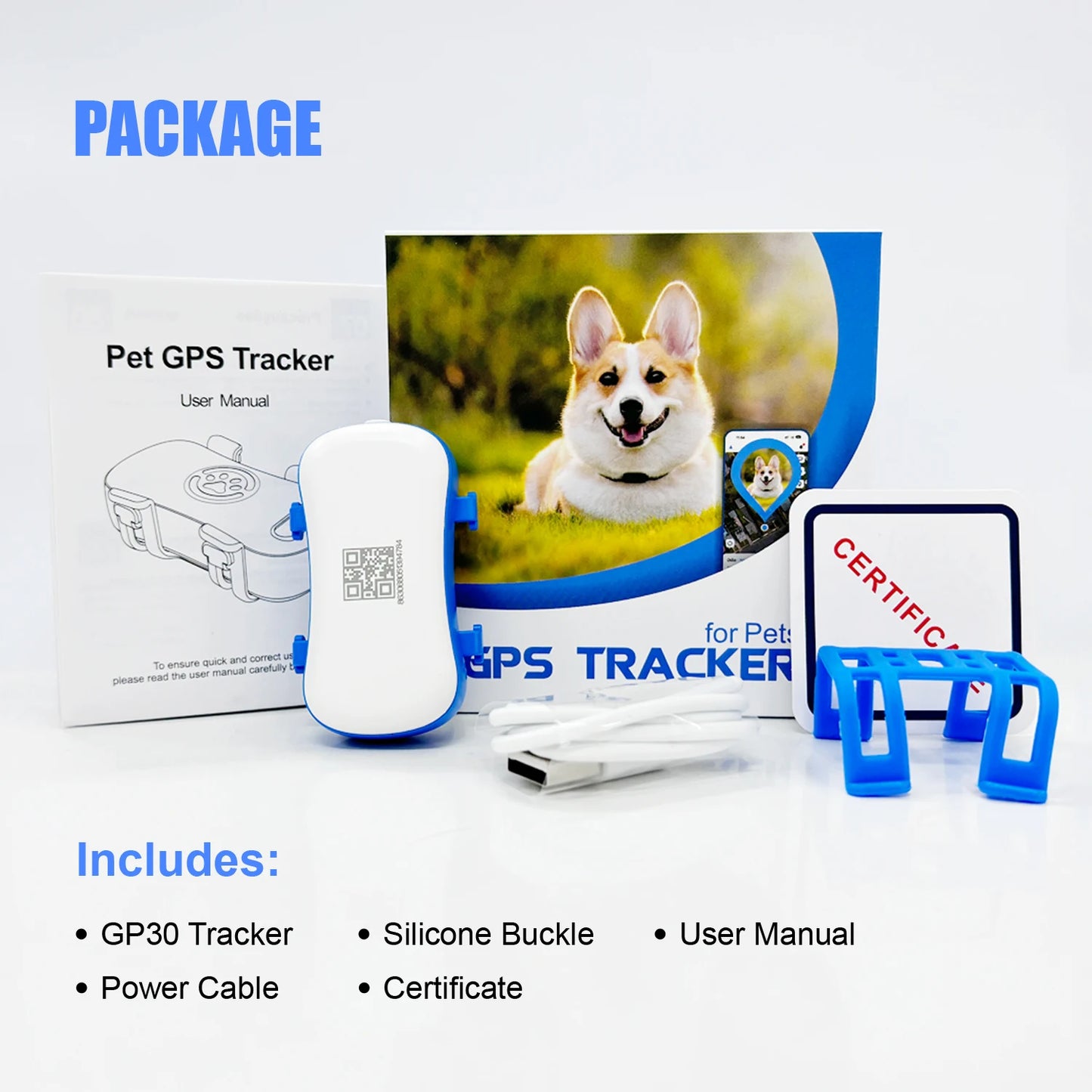 4G Waterproof GPS Tracker for Dogs and Cats with Live Tracking