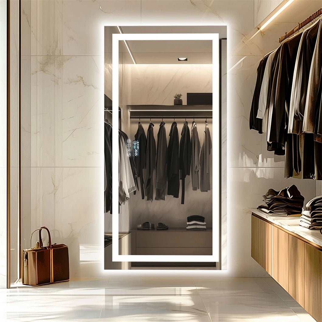 XXL Smart LED Vanity Mirror with Bluetooth and Anti Fog Technology
