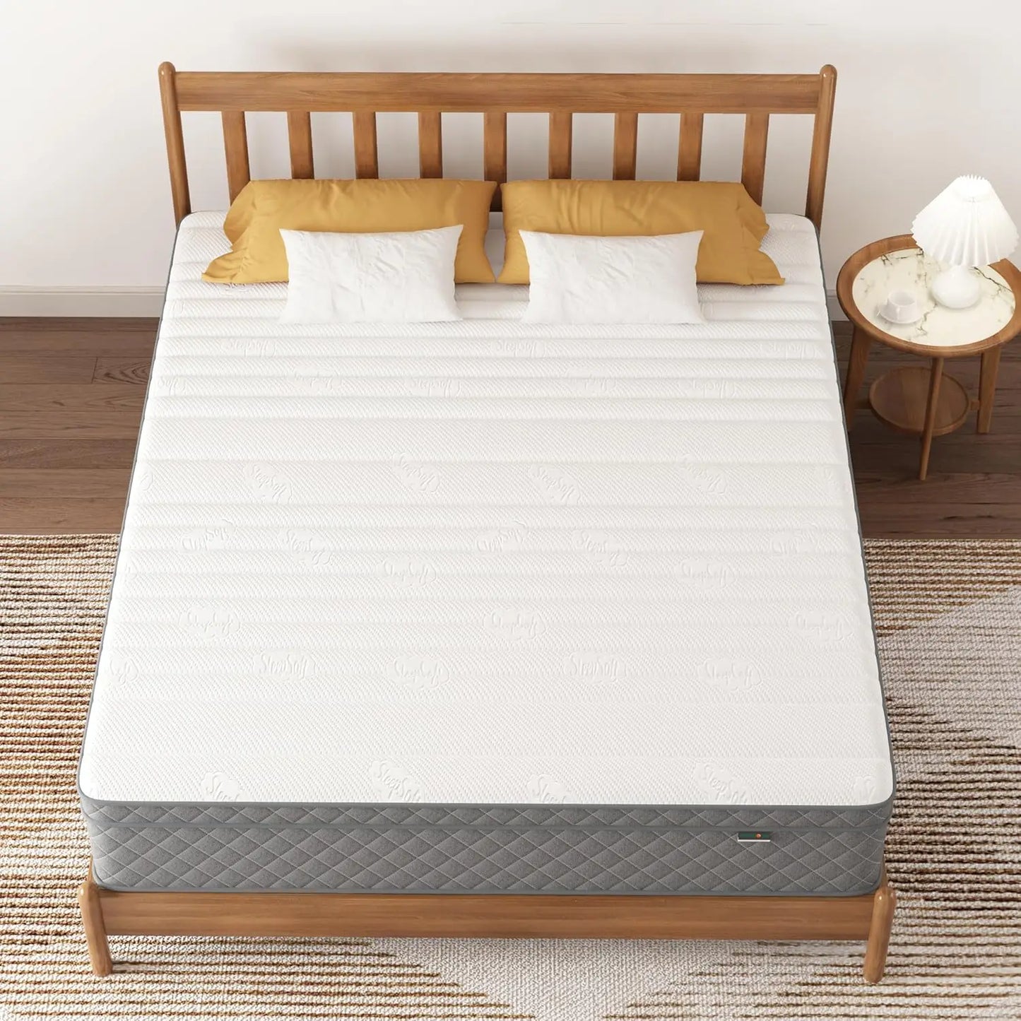 12 Inch Full Size Cooling Gel Memory Foam Pocket Spring Mattress