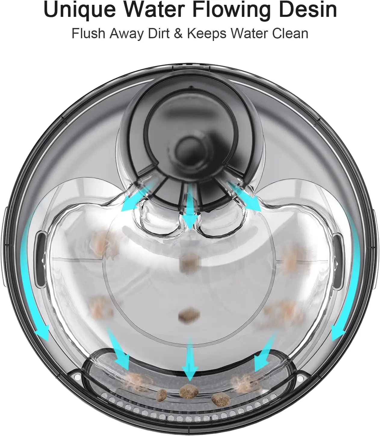 NPET DF10 Dog Water Fountain 170oz Automatic Dispenser for Pets