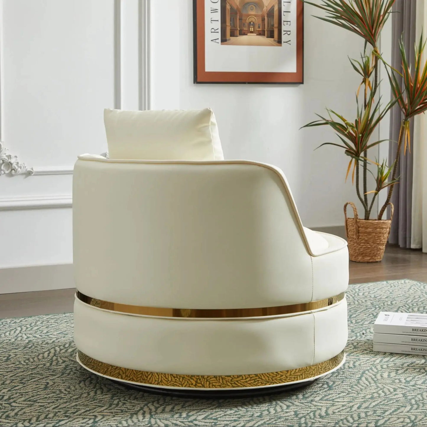 360 Swivel Accent Chair for Living Room and Bedroom Comfort