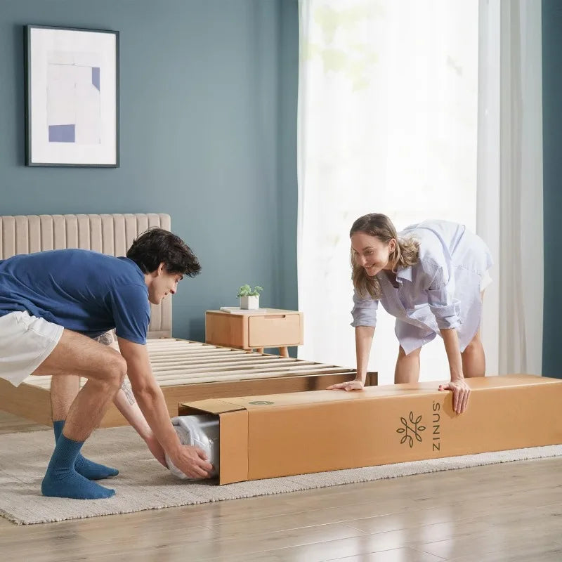 Zinus 10 Inch Green Tea Memory Foam Mattress Queen Size