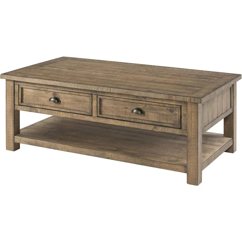 Martin Svensson Home Monterey Solid Wood Coffee Table Black Driftwood