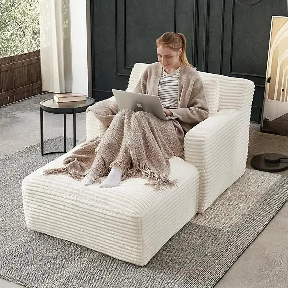 Oversized 67 Inch D Chaise Lounge Chair Comfy Reading Sofa