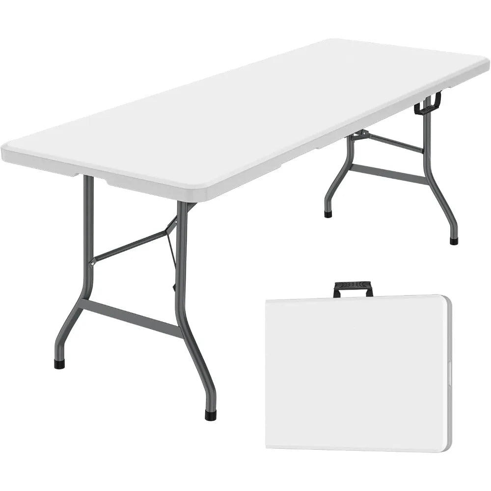 6 Feet Plastic Folding Table for Indoor and Outdoor Use