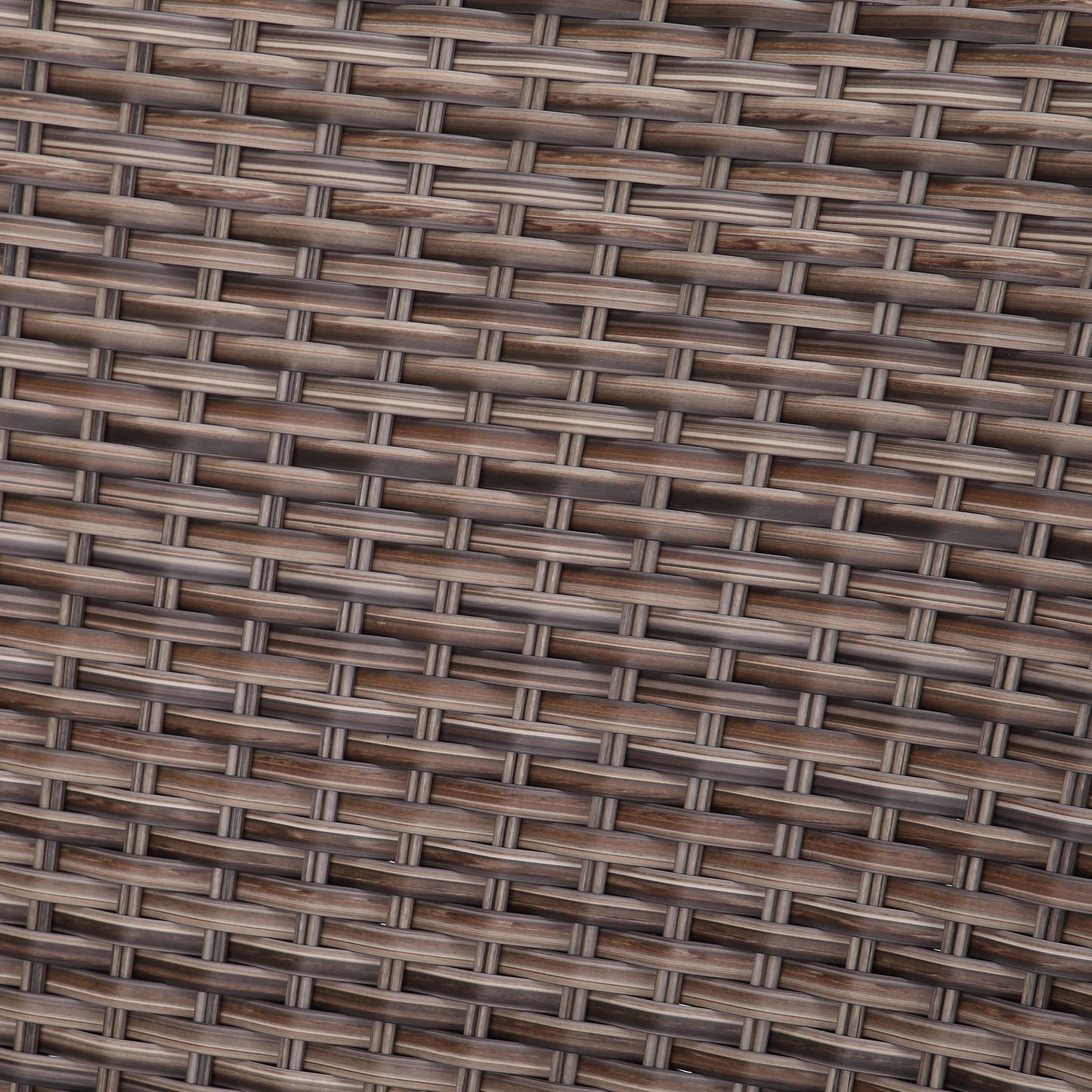 Naga Bahna 2pcs Rattan Wicker Patio Bar Chair Set with Cushions