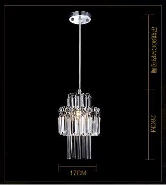 Creative Crystal LED Chandelier Pendant Ceiling Lamp for Home