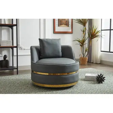 360 Swivel Accent Chair for Living Room and Bedroom Comfort