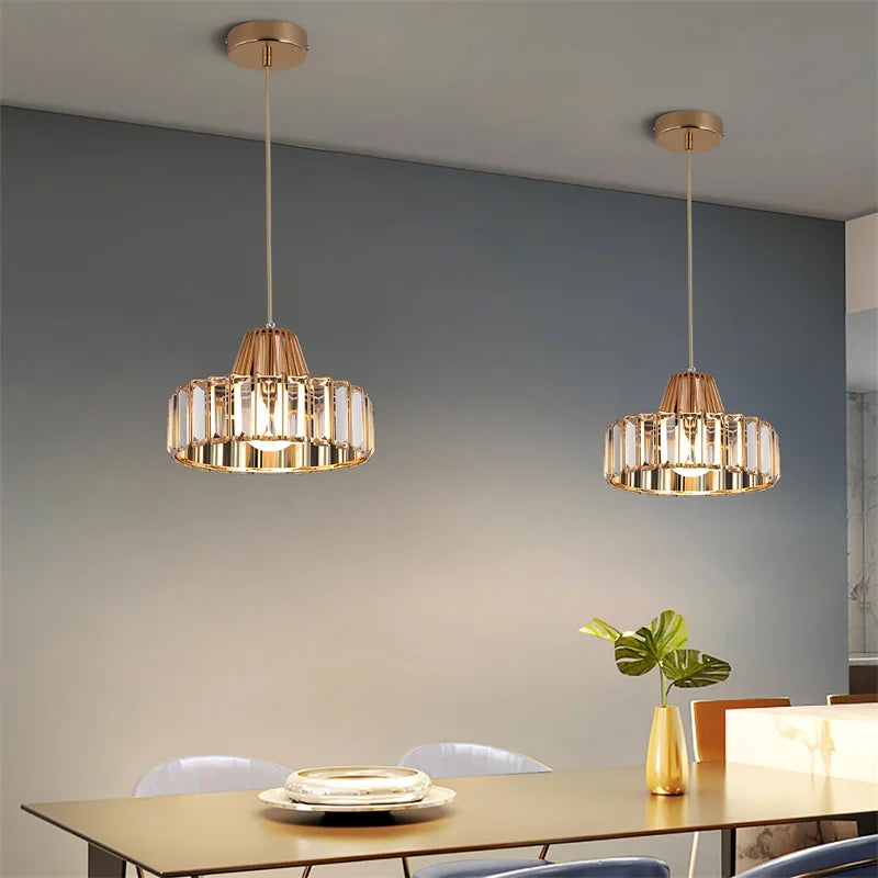 Creative Crystal LED Chandelier Pendant Ceiling Lamp for Home