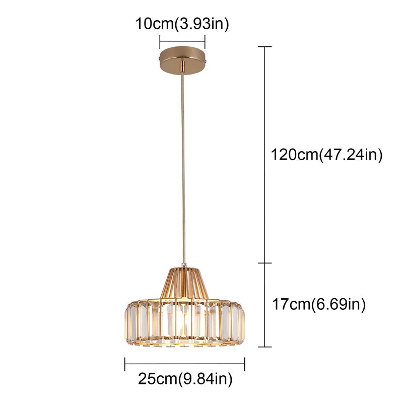 Creative Crystal LED Chandelier Pendant Ceiling Lamp for Home
