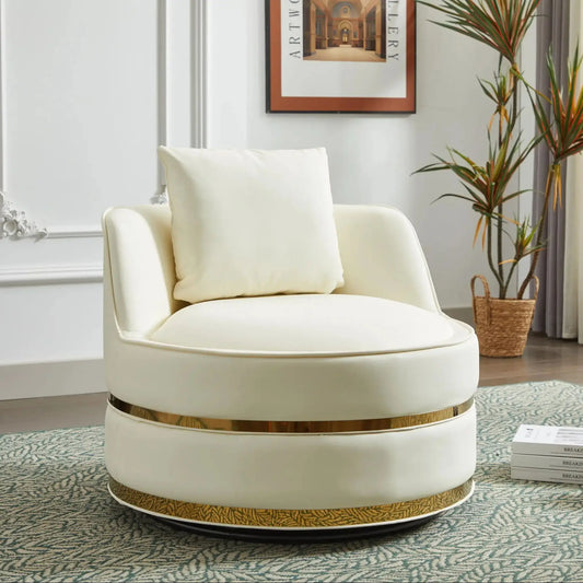 360 Swivel Accent Chair for Living Room and Bedroom Comfort