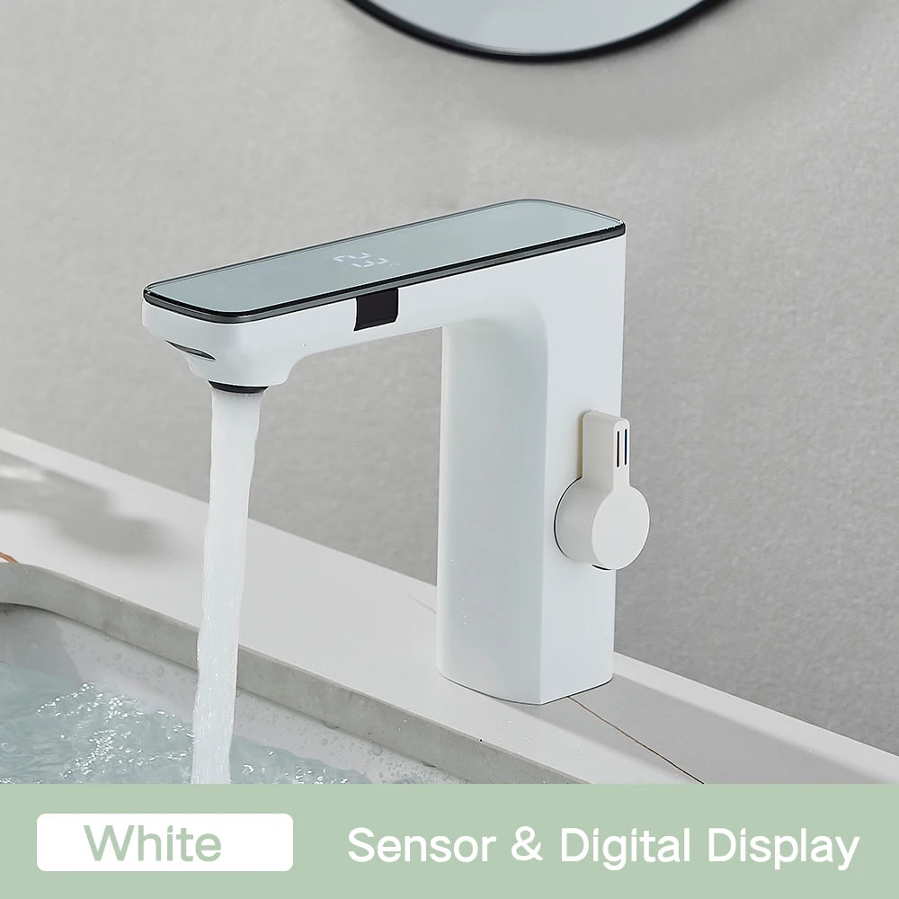Rozin Touchless Sensor Bathroom Faucet with Digital Display