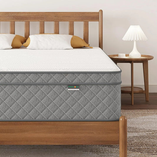 12 Inch Full Size Cooling Gel Memory Foam Pocket Spring Mattress