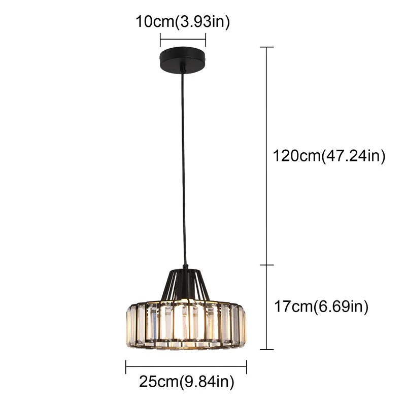 Creative Crystal LED Chandelier Pendant Ceiling Lamp for Home