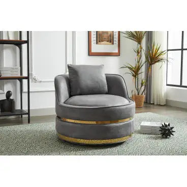 360 Swivel Accent Chair for Living Room and Bedroom Comfort