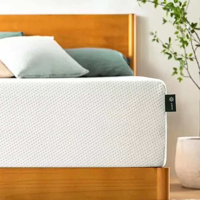 Zinus Green Tea Memory Foam Mattress Medium Firm Pressure Relief