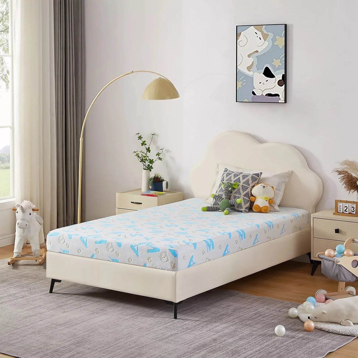 Memory Foam Mattress in a Box Twin to Queen Size Options