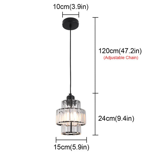 Creative Crystal LED Chandelier Pendant Ceiling Lamp for Home