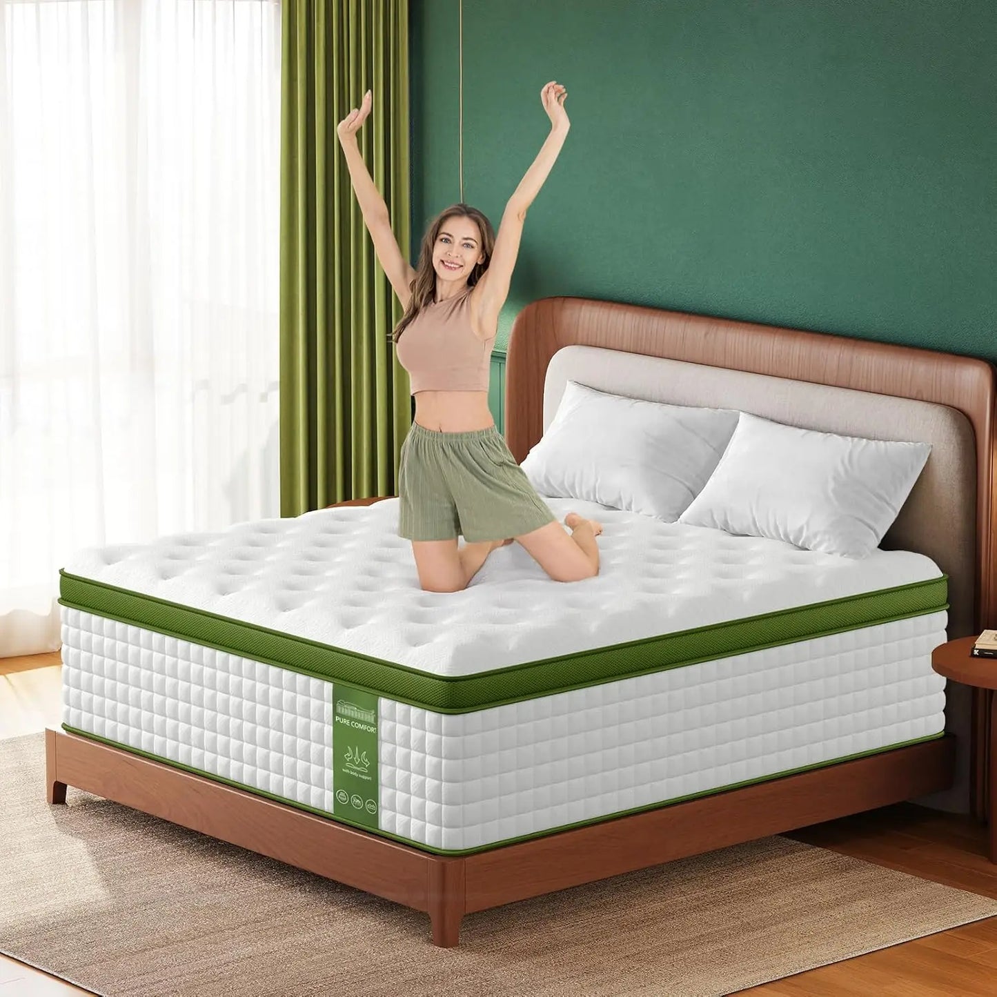 BedStory 12 to 14 Inch Hybrid Mattress for Ultimate Comfort