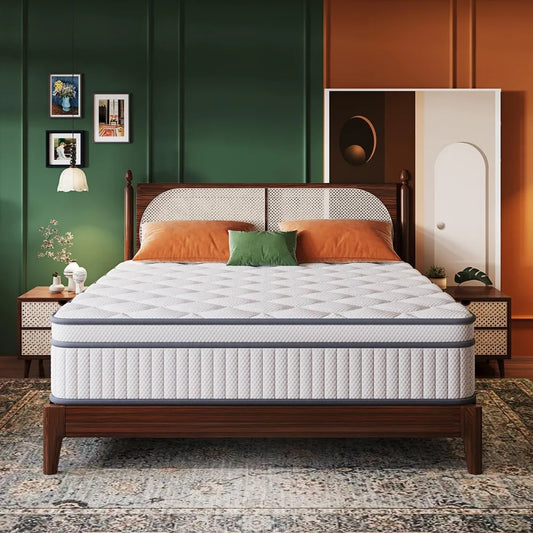 14 Inch Gel Memory Foam Hybrid Mattress for Ultimate Comfort