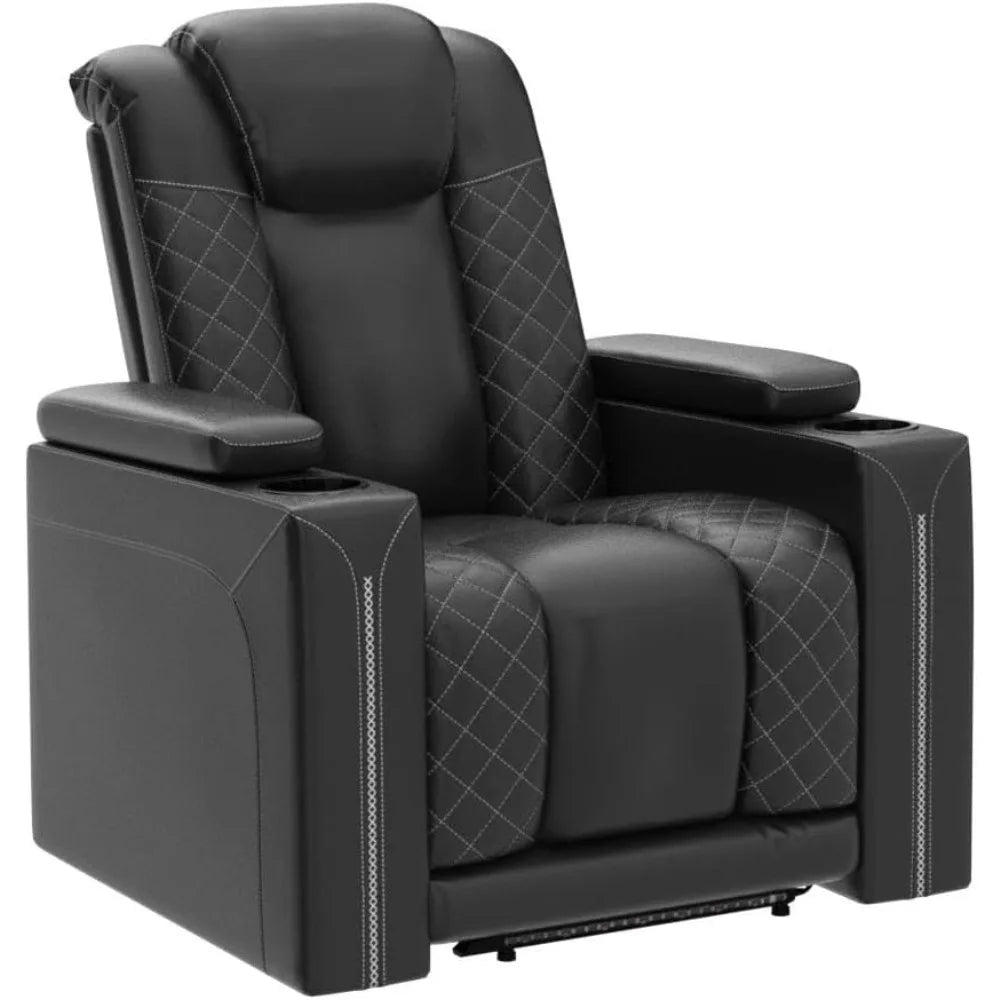 Electric Recliner Chair with USB Ports and Cup Holders