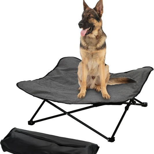 Elevated Dog Bed Portable Raised Pet Cot for Indoor and Travel