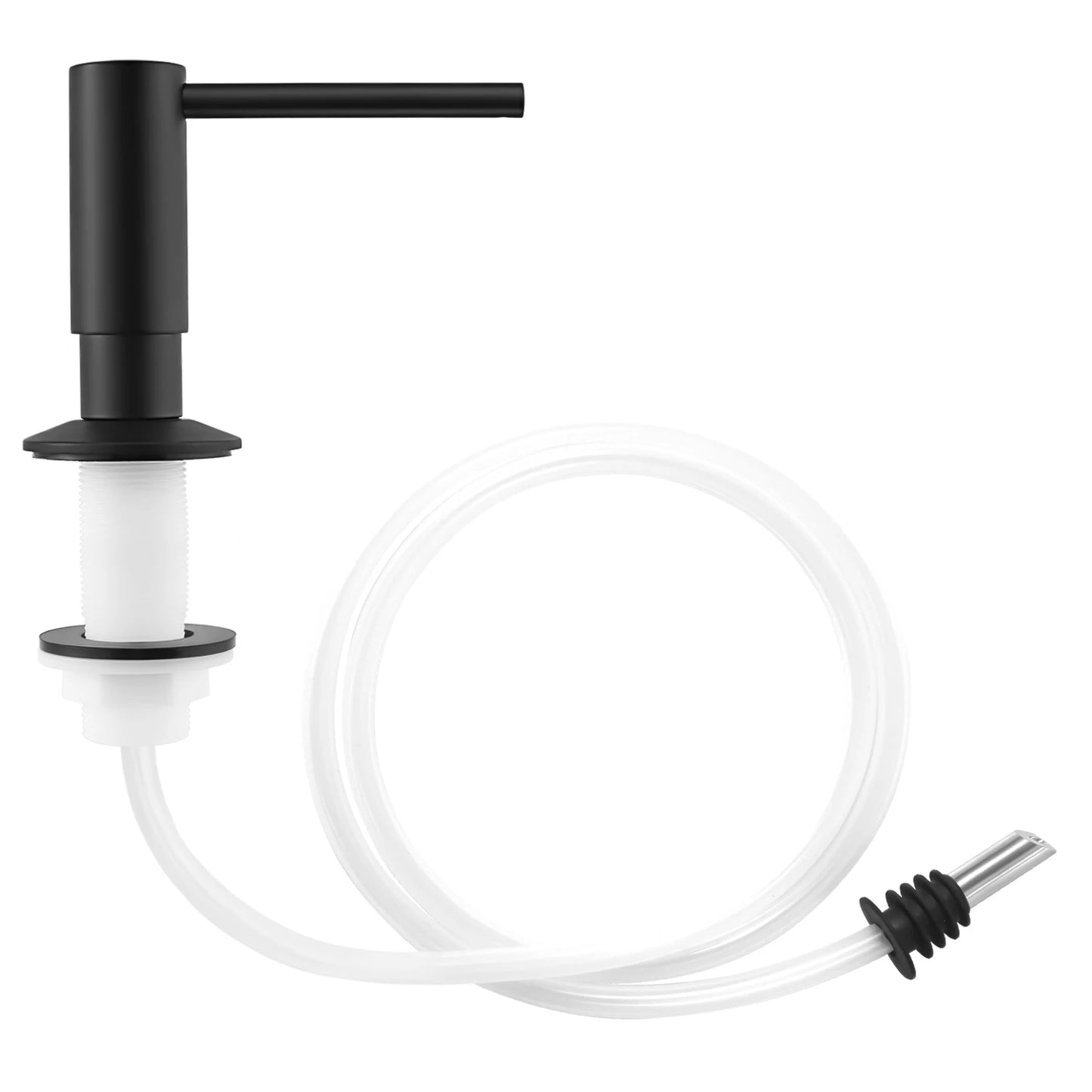 Samodra Liquid Soap Dispenser with Brass Pump for Kitchen Sink