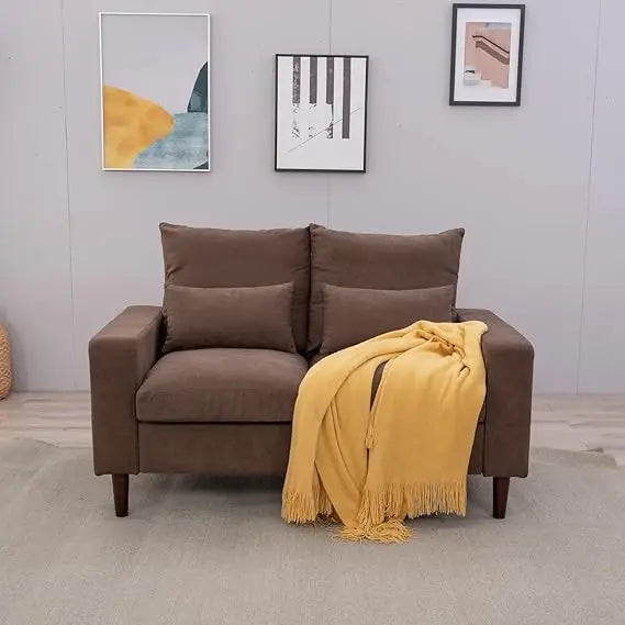Modern Upholstered L-Shape Sectional Sofa in Grey for Living Room
