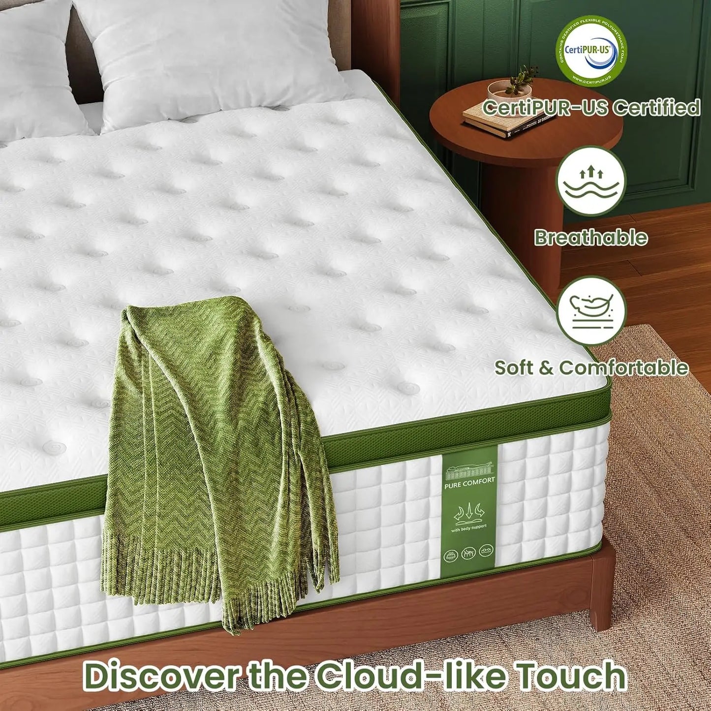 BedStory 12 to 14 Inch Hybrid Mattress for Ultimate Comfort