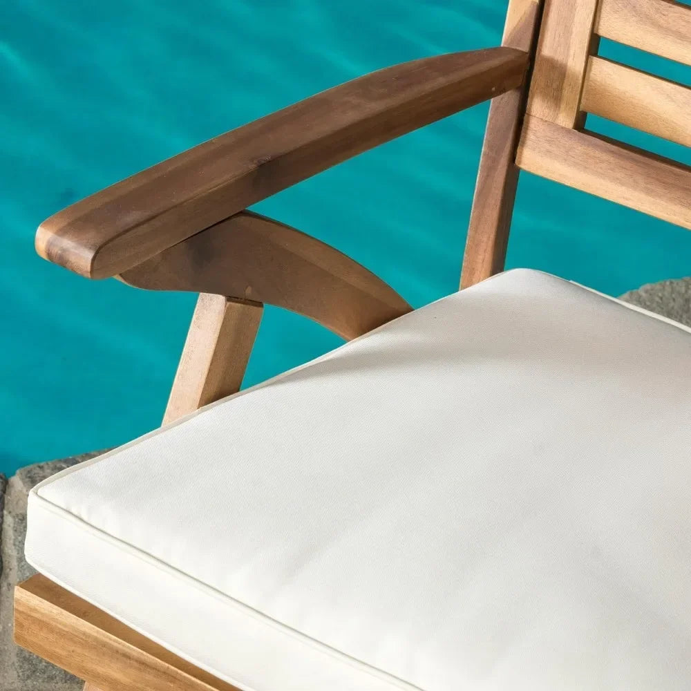 Coronado Acacia Wood Bistro Set for Outdoor Garden Dining