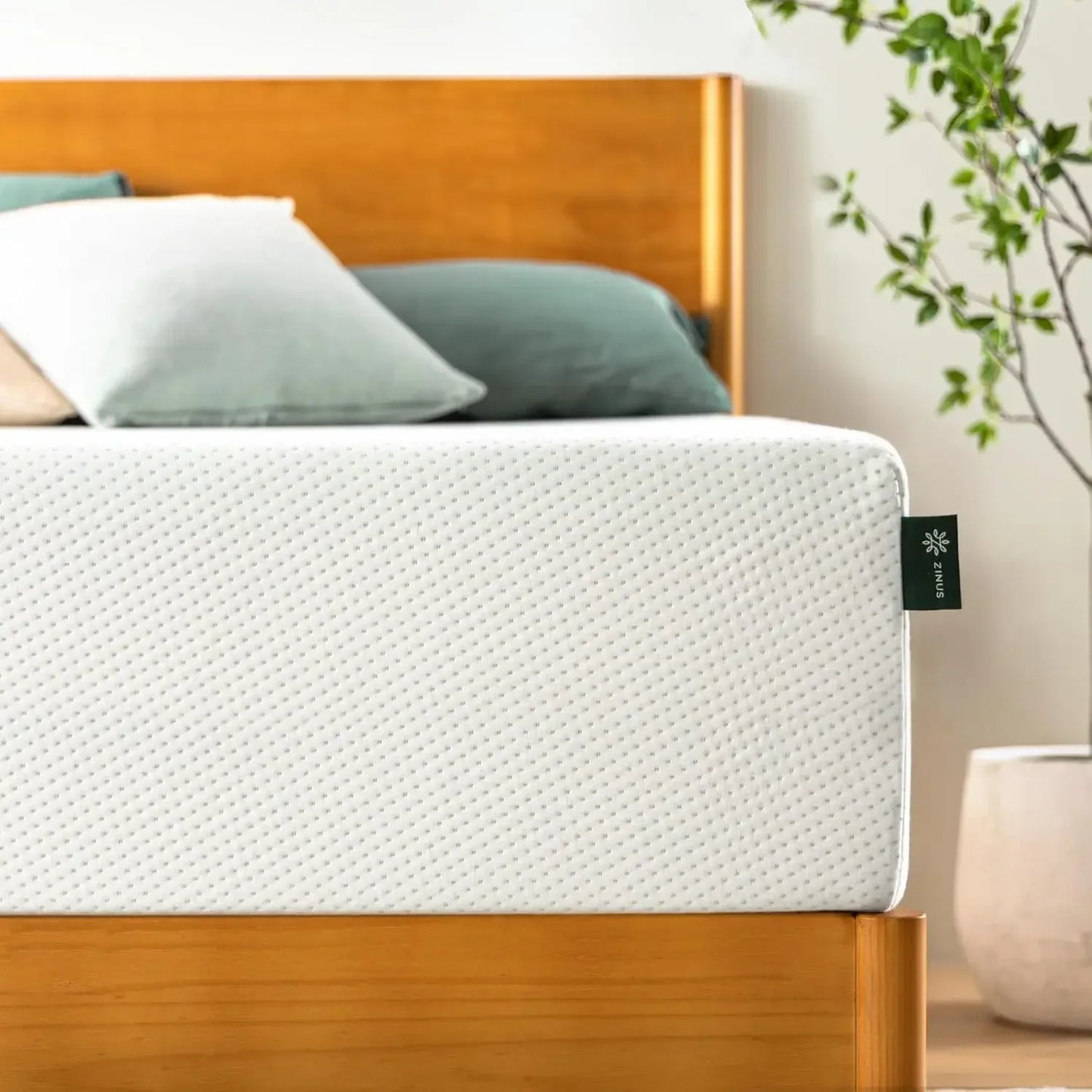 Zinus Green Tea Memory Foam Mattress Medium Firm Pressure Relief