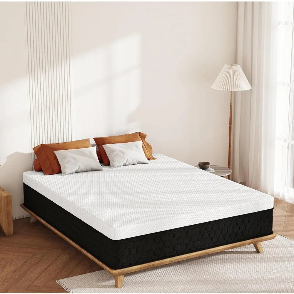 10 Inch Hybrid Mattress in a Box Medium Firm Back Pain Relief