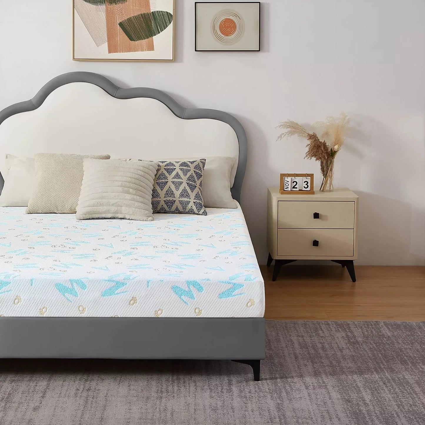 Memory Foam Mattress in a Box Twin to Queen Size Options