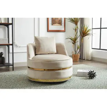 360 Swivel Accent Chair for Living Room and Bedroom Comfort