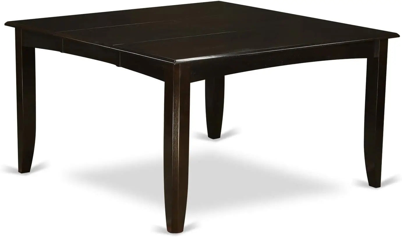 Cappuccino 7 Piece Dining Room Set with Square Table and Chairs