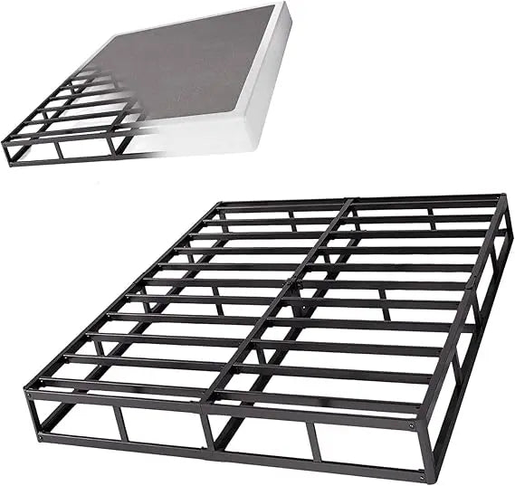 9 Inch High Profile King Box Spring Metal Frame Mattress Foundation