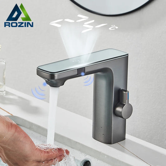 Rozin Touchless Sensor Bathroom Faucet with Digital Display