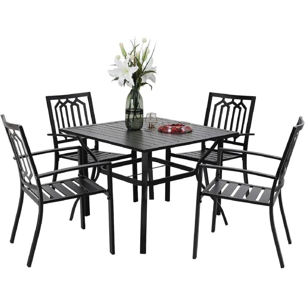 Sophia and William 5 Piece Outdoor Dining Set for 4