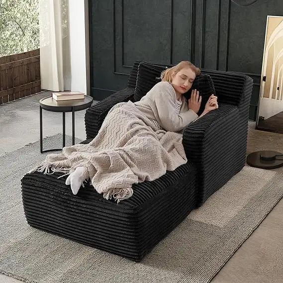 Oversized 67 Inch D Chaise Lounge Chair Comfy Reading Sofa