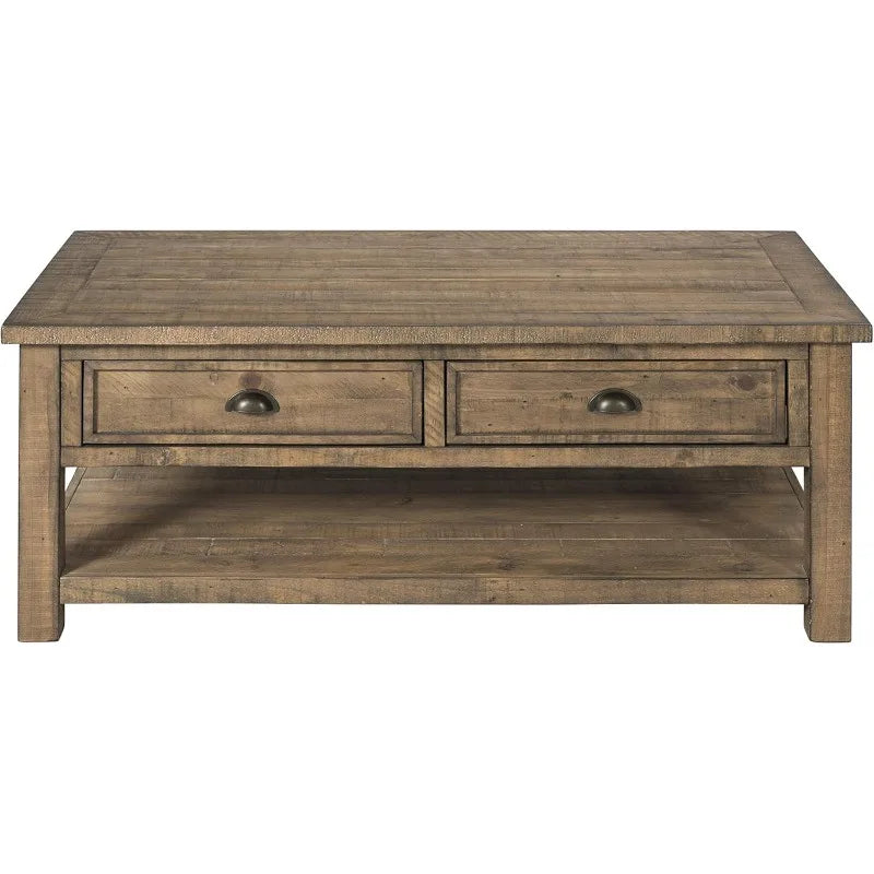 Martin Svensson Home Monterey Solid Wood Coffee Table Black Driftwood