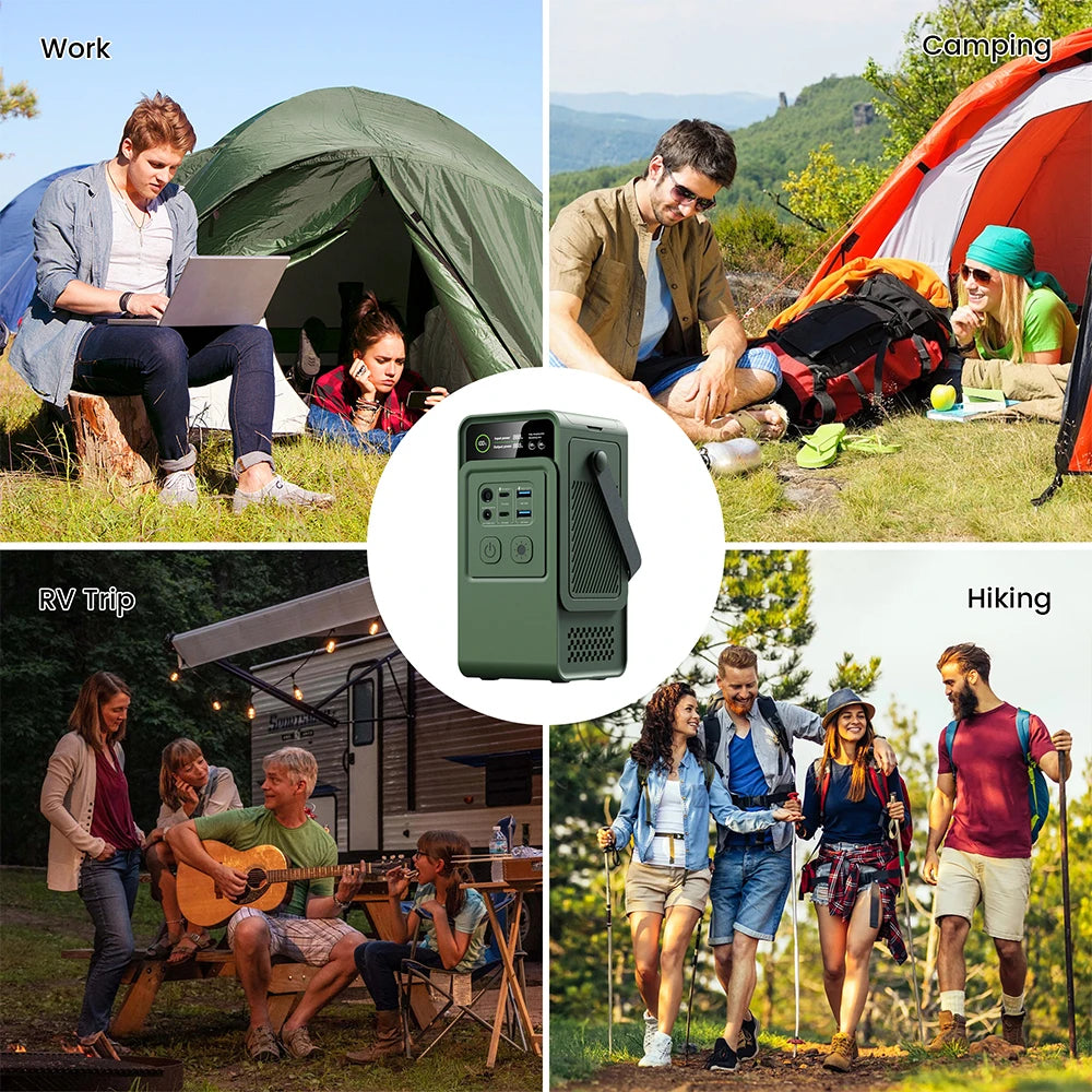 CTOLITY AP200L 200W Power Bank 60000mAh Solar Generator