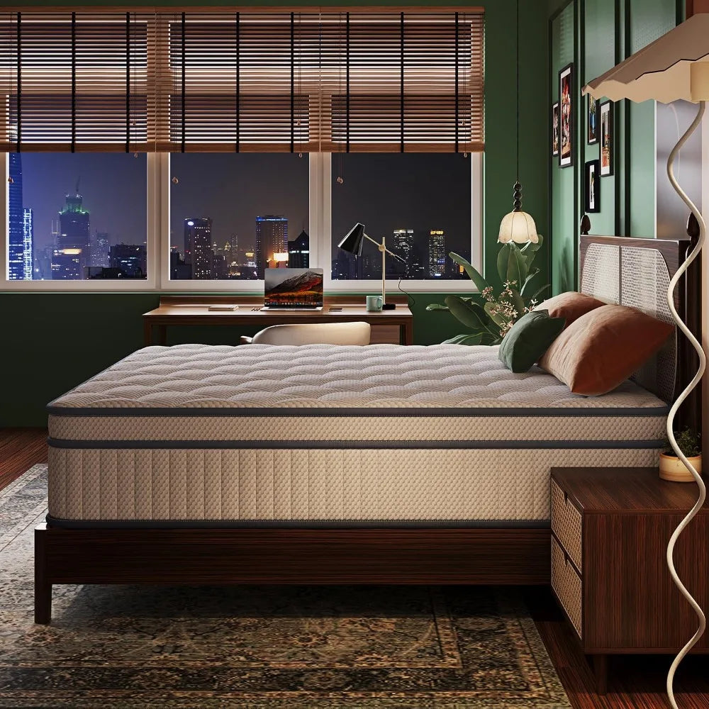 14 Inch Gel Memory Foam Hybrid Mattress for Ultimate Comfort