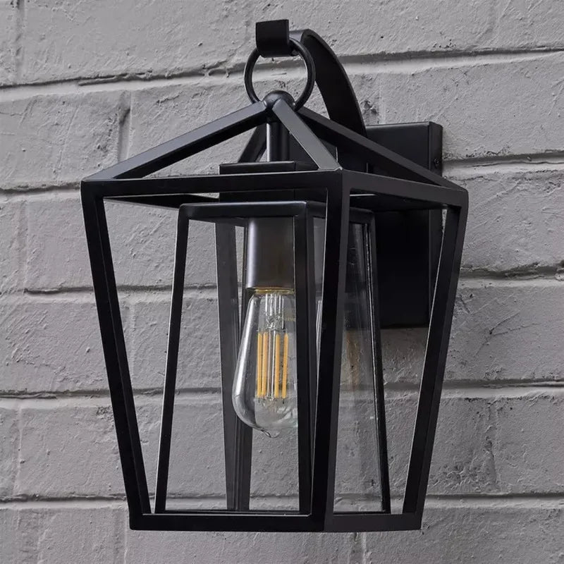 Outdoor Waterproof Wall Light Fixtures with Glass Shades