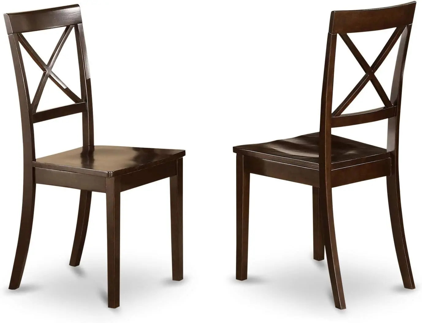 Cappuccino 7 Piece Dining Room Set with Square Table and Chairs
