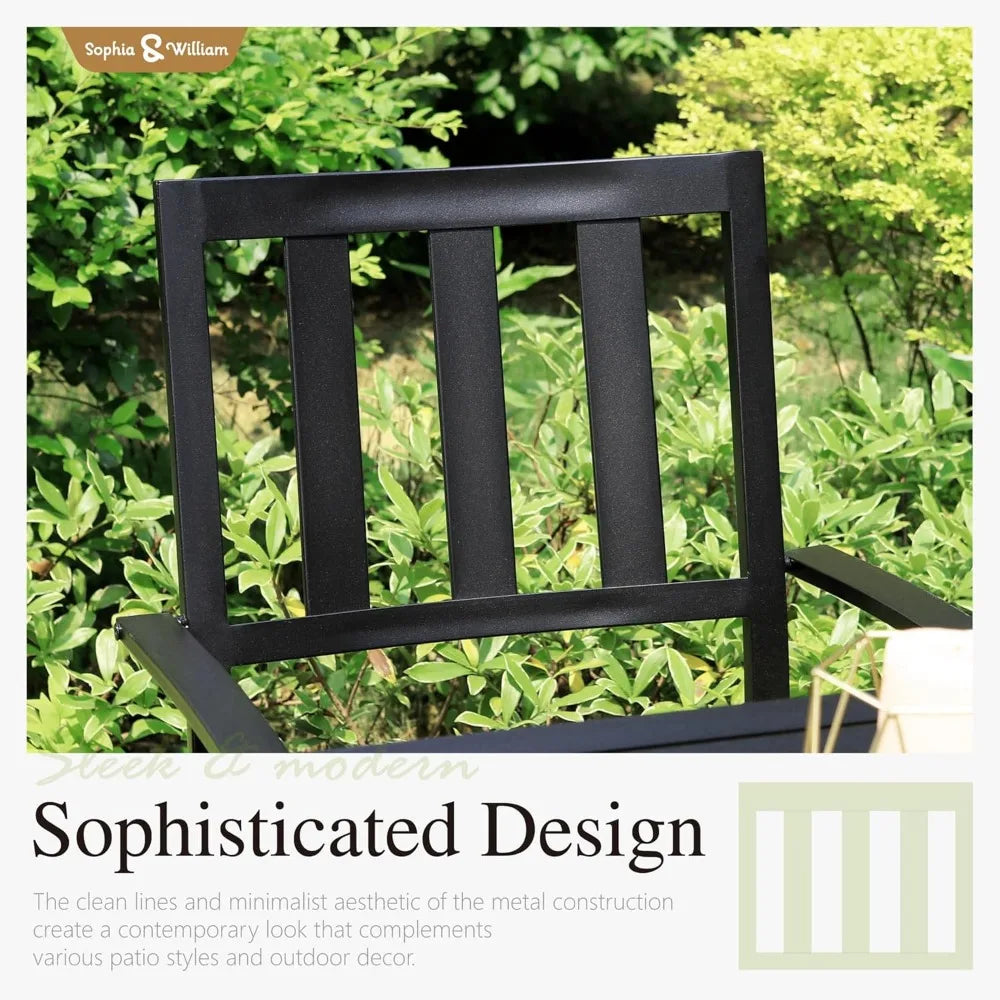 Sophia and William 7 Piece Outdoor Dining Set for 6 People