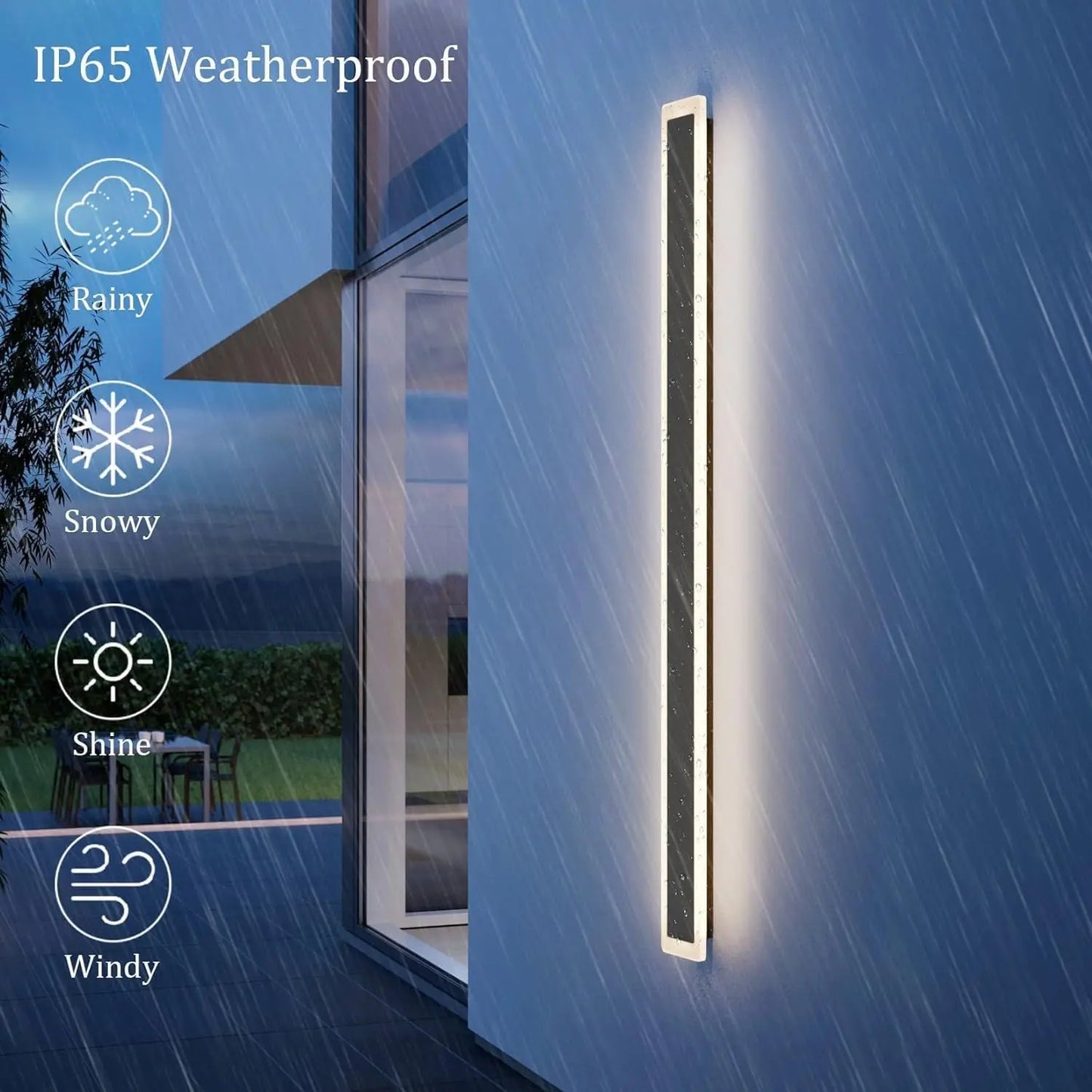 Modern LED Waterproof Wall Lamp for Outdoor Garden Lighting