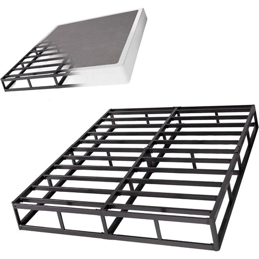 9 Inch High Profile King Box Spring Metal Frame Mattress Foundation