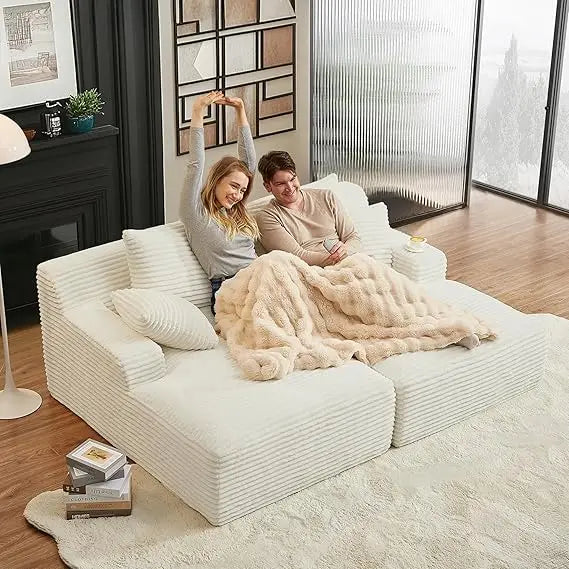 Oversized 67 Inch D Chaise Lounge Chair Comfy Reading Sofa