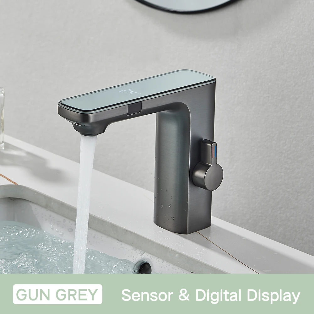 Rozin Touchless Sensor Bathroom Faucet with Digital Display